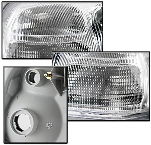For 1999-2003 Suzuki Grand Vitara / 1999-2004 Vitara / 2002-2003 XL-7 Crystal Style Headlights - Chrome