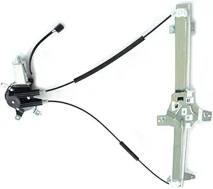 Fit Front Driver (Left) Side Power Window Regulator w/Motor for 92-13 Ford E150/E250/E350 Super Duty/Econoline/Club Wagon Van
