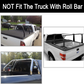 Black Vinyl Clamp On Soft Lock & Roll-up Top Mount Tonneau Cover Assembly w/Rails+Mounting Hardware Fit 05-15 Toyota Tacoma Pickup 6ft Fleetside Bed