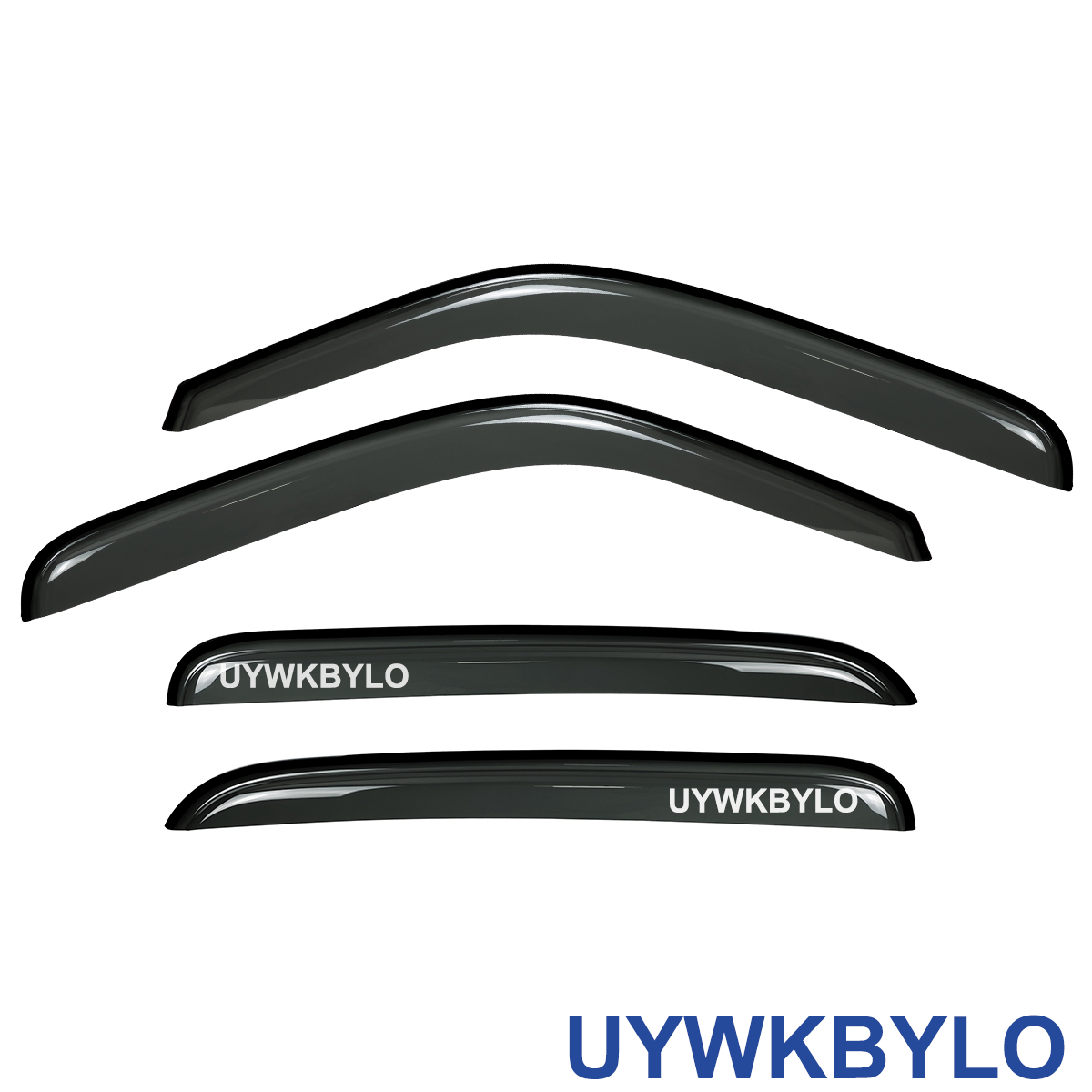 4pcs Window Visors Sun/Rain Guard for 97-01 Honda CR-V Side Window Deflectors Visor