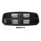 Compatible with 2013-2018 Ram 1500 Front Hood Bumper Mesh Style Glossy Black ABS Plastic Grille