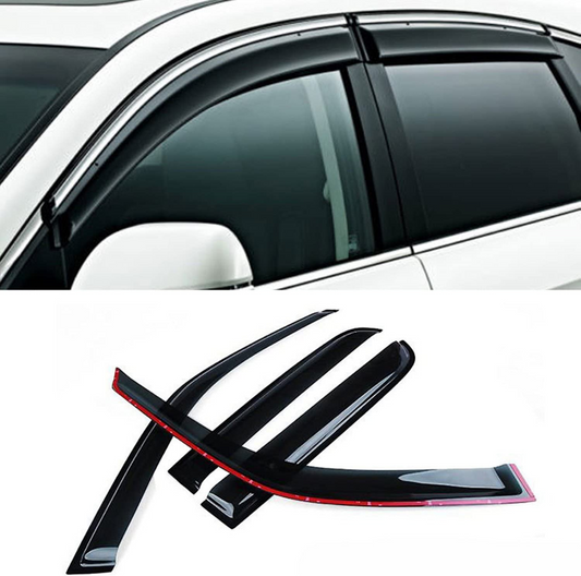 4pcs Window Visors Sun/Rain Guard for 97-01 Honda CR-V Side Window Deflectors Visor