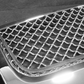 Mesh Upper Hood Grille Grill Chrome Compatible with 2007-2010 Ford Explorer/Explorer Sport Trac