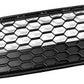Front Bumper Upper Honeycomb Mesh Grille Insert Gloss Black/Chrome Trim Compatible with 2013-16 Ford Fusion