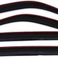 4pcs Dark Smoke in-Channel Style Sun Rain Guard Vent Shade Window Visors Compatible with 06-14 Honda Ridgeline