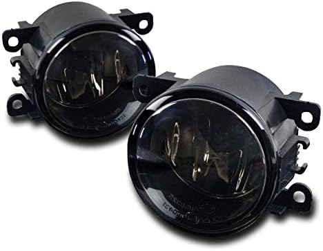 Bumper Driving Fog Lights Lamps Smoke Compatible with Acura Honda Jaguar Lincoln Subaru Suzuki