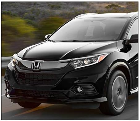 Bumper Driving Fog Lights Lamps w/Bezels+Switch+Harness Kit Chrome Compatible with 2019-2021 Honda HR-V HRV