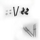 Front Bumper Upper + Lower Billet Grille Insert Combo Compatible with 2003-2005 Honda Accord Sedan