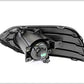 Bumper Driving Fog Lights Lamps w/Bezels+Switch+Harness Kit Chrome Compatible with 2019-2021 Honda HR-V HRV