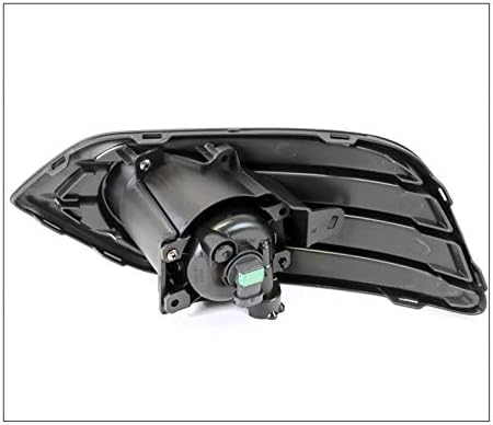Bumper Driving Fog Lights Lamps w/Bezels+Switch+Harness Kit Chrome Compatible with 2019-2021 Honda HR-V HRV