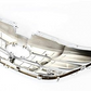 Front Upper Grille Grill JX-7288-CM Replacement for 2011-2013 Hyundai Sonata,chrome