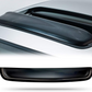 43in. Universal Thickness Dark Smoke Tint Top Sun Moon Roof Rain Snow Guard Window Sunroof Moonroof Wind Deflector