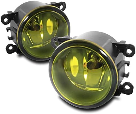 Bumper Driving Fog Lights Lamps Smoke Compatible with Acura Honda Jaguar Lincoln Subaru Suzuki