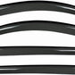 New 4pcs for 11-15 Kia Sorento Wind Dark Smoke Out-Channel/Outside Mount Style Wind Sun Rain Guard Vent Shade Deflector Window Visors