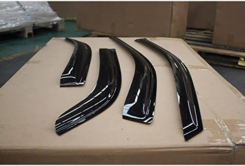 Fit 98-02 Honda Accord 4-Door Sedan 4pcs Front + Rear Smoke Sun/Rain Guard Vent Shade Window Visors