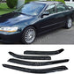 Fit 98-02 Honda Accord 4-Door Sedan 4pcs Front + Rear Smoke Sun/Rain Guard Vent Shade Window Visors