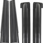 Rocker Panels Covers for Chevy for Silverado 3500/2500HD/2500/1500,for GMC for Sierra 3500/2500HD/2500/1500 Extended Cab (Black,Plastic) 4pc Left Right Front Rear Lower Textured