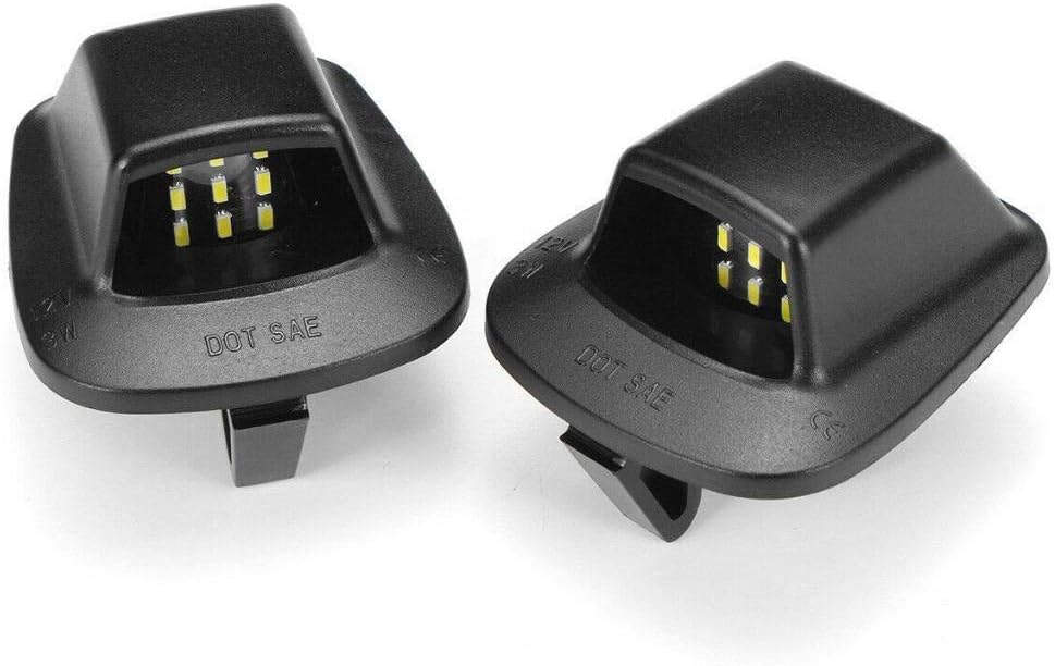 Bright-TECH Series 2pcs 9 SMD Replacement LED License Plate Light Lamp Designed for 1997-2011 Dodge Dakota Mitsubishi Raider