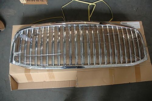Fit 06-08 Dodge Ram 1500 06-09 Ram 2500/3500 Pickup 1pc Chrome Plated Finish ABS Plastic Vertical Style Badgeless Front Grille
