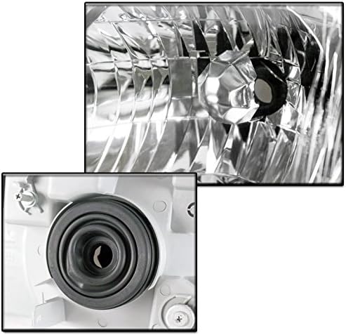 For 1999-2003 Suzuki Grand Vitara / 1999-2004 Vitara / 2002-2003 XL-7 Crystal Style Headlights - Chrome