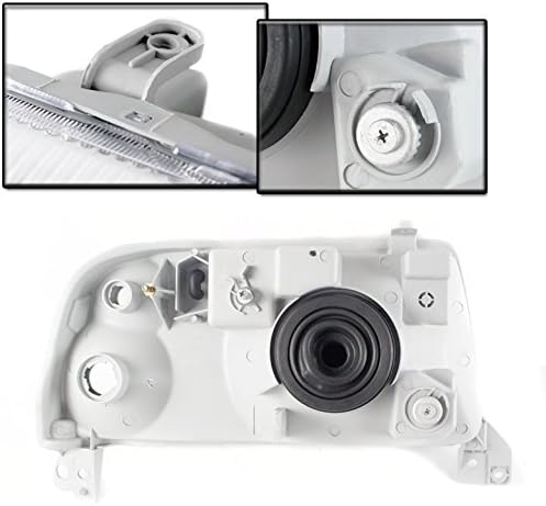 For 1999-2003 Suzuki Grand Vitara / 1999-2004 Vitara / 2002-2003 XL-7 Crystal Style Headlights - Chrome