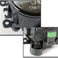 Bumper Driving Fog Lights Lamps Smoke Compatible with Acura Honda Jaguar Lincoln Subaru Suzuki