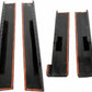 Rocker Panels Covers for Chevy for Silverado 3500/2500HD/2500/1500,for GMC for Sierra 3500/2500HD/2500/1500 Extended Cab (Black,Plastic) 4pc Left Right Front Rear Lower Textured
