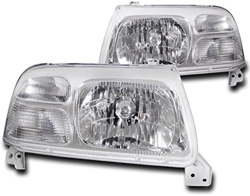 For 1999-2003 Suzuki Grand Vitara / 1999-2004 Vitara / 2002-2003 XL-7 Crystal Style Headlights - Chrome