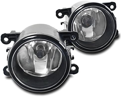Bumper Driving Fog Lights Lamps Smoke Compatible with Acura Honda Jaguar Lincoln Subaru Suzuki