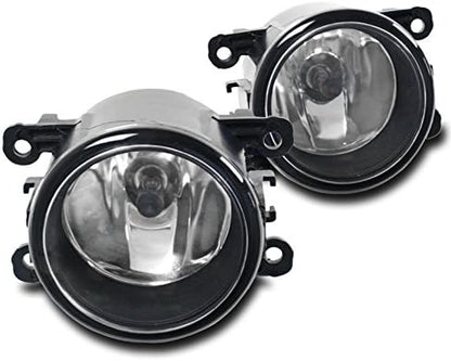 Bumper Driving Fog Lights Lamps Smoke Compatible with Acura Honda Jaguar Lincoln Subaru Suzuki
