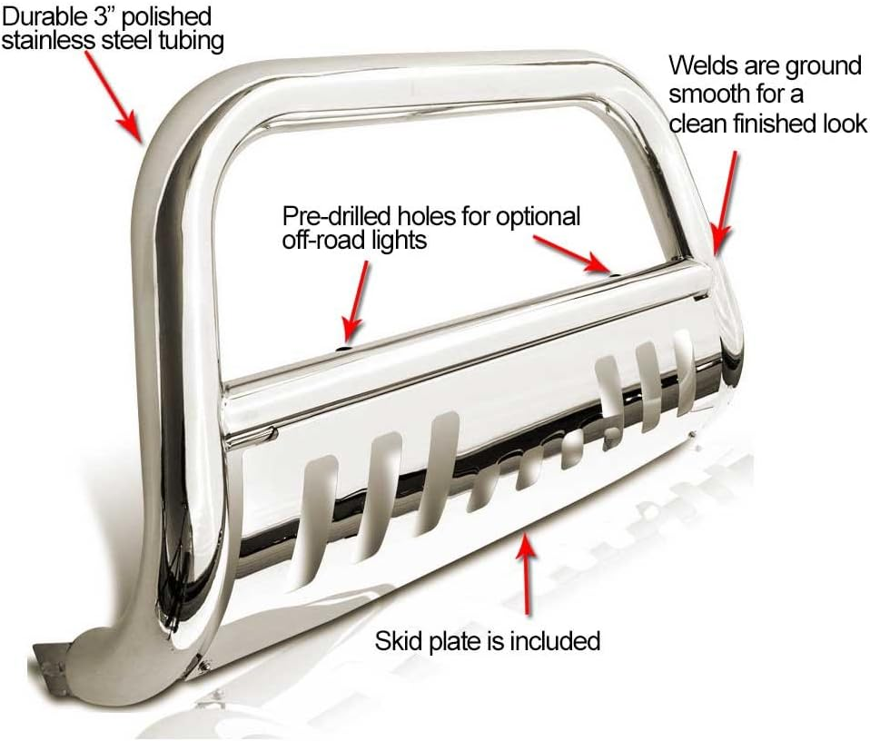 05-16 Frontier/Xterra/Pathfinder Stainless Steel Bull Bar Bumper Grill Guard New