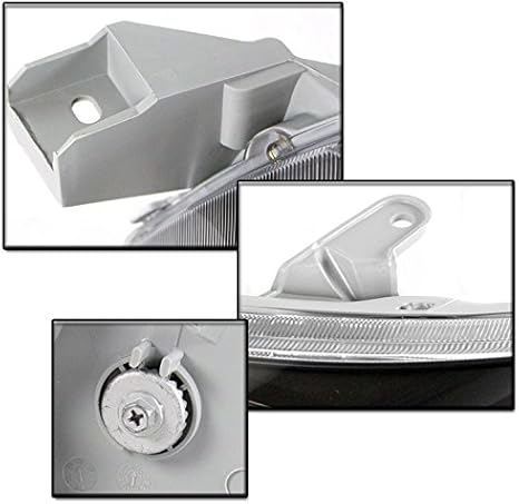 Replacement Black Headlights Lamps Compatible with 2007-2012 Toyota Yaris Sedan 4DR