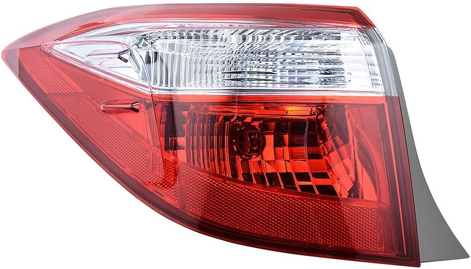 Tail Light Brake Stop Lamp Cover Compatible with 2014-2016 Toyota Corolla Left Driver Side 81560-02750 TO2804118