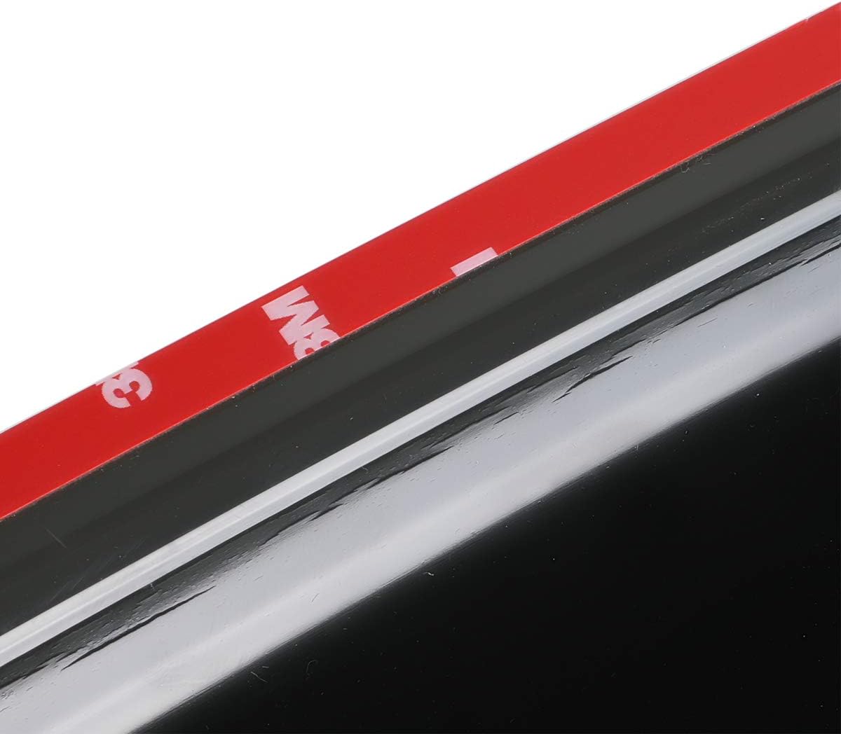 4pcs Smoke Tint Out-Channel ReinCompatible withced Acrylic Sun Rain Guard Vent Shade Window Visors Compatible with 05-15 Toyota Tacoma Double Crew Cab with Four Full Size Doors