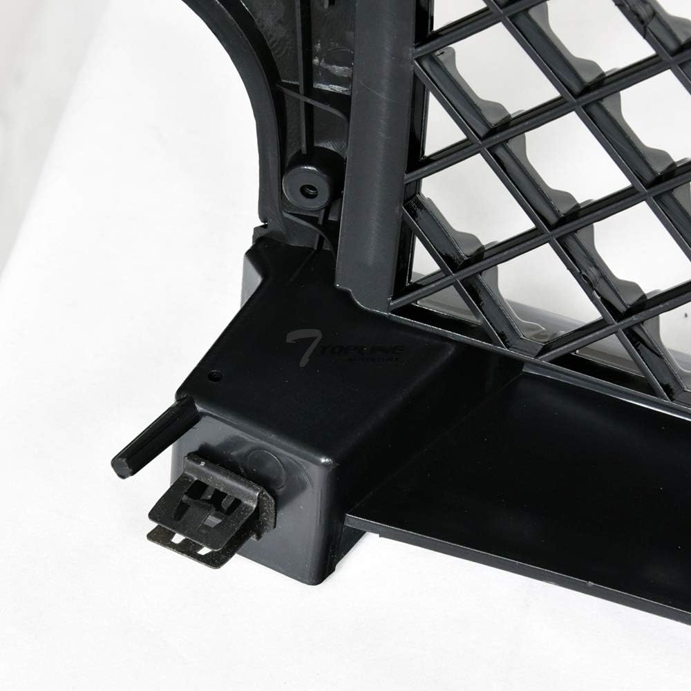 Black Finished Mesh Front Hood Bumper Grill Grille Compatible with 1999-2006 Chevy Silverado 1500/2500