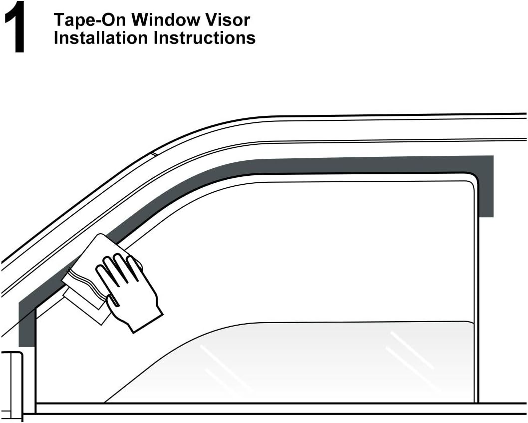 New 2pcs for 02-08 Ram 1500 03-09 2500/3500 2D Regular Cab Truck Dark Smoke Out-Channel/Outside Mount Style Wind Sun Rain Guard Vent Shade Deflector Window Visors