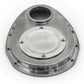SBC 350 2-Piece Polished Aluminum Timing Chain Cover w/Inspection Plate PCE265_1061