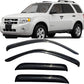 4pcs Side Window Deflector Window Visors Out-Channel Style for Ford Escape 01-12 for Mazda Tribute 08-11 for Mercury Mariner 05-11 Sun Rain Guard