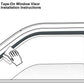 Vent Shade Front Rear Smoke Sun/Rain Guard Window Visors for 02-10 Explorer Mercury Mountaineer 03-05 Lincoln Aviator 4-Door SUV Only (Expect Sprot Trac or 2-Door Model)