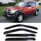 4pcs for 2007-2012 Nitro Sun Rain Guard Window Visors 94307