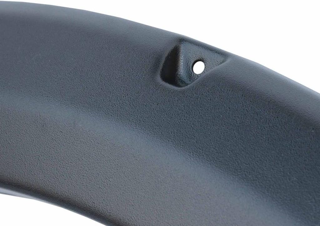 4pcs Textured Black ABS Plastic Pocket-Riveted Fender Flares with Mounting Hardware & Instruction Fit 09-16 Dodge Ram 1500 Pickup