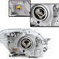 Replacement Black Headlights Lamps Compatible with 2007-2012 Toyota Yaris Sedan 4DR