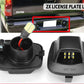 Bright-TECH Series 2pcs 9 SMD Replacement LED License Plate Light Lamp Designed for 1997-2011 Dodge Dakota Mitsubishi Raider