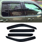 Vent Shade Front Rear Smoke Sun/Rain Guard Window Visors for 02-10 Explorer Mercury Mountaineer 03-05 Lincoln Aviator 4-Door SUV Only (Expect Sprot Trac or 2-Door Model)