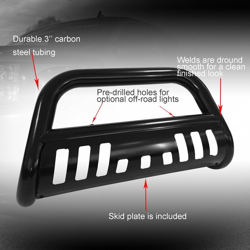 Fit 07-14 Toyota Fj Cruiser New C/S Blk Front Bumper Grill Guard Bull Bar
