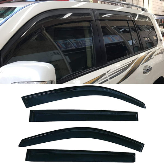 4pcs for 2008-2013 Highlander Sun Rain Guard Window Visors