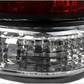 Tail Brake Lights Rear Lamps Red/Smoke Lens Compatible with 2000-2004 Toyota Tundra Pickup