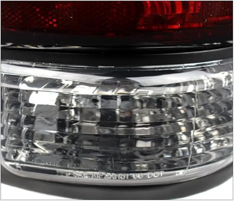 Tail Brake Lights Rear Lamps Red/Smoke Lens Compatible with 2000-2004 Toyota Tundra Pickup