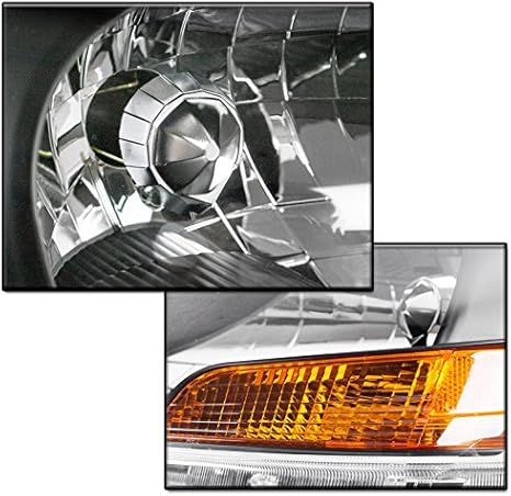 Replacement Black Headlights Lamps Compatible with 2007-2012 Toyota Yaris Sedan 4DR