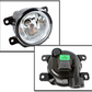 LED DRL Bumper Driving Fog Lights Lamps Chrome Compatible with 2015-2016 Honda Fit
